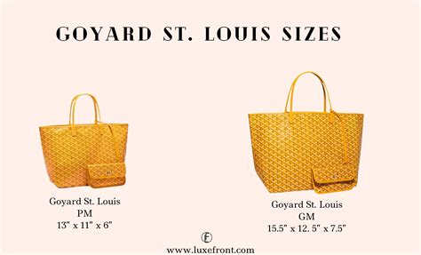 saint louis goyard prix neuf|goyard artois size comparison.